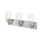 Z-Lite Savannah 3 Light Vanity, Brushed Nickel & Clear 462-3V-BN - alternate 7